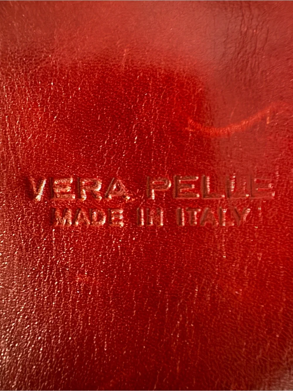 Vera Pelle Burgundy Full Grain Italian Leather Backpack Crossbody